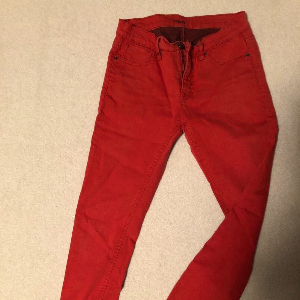 Rust orange BDG jeans
